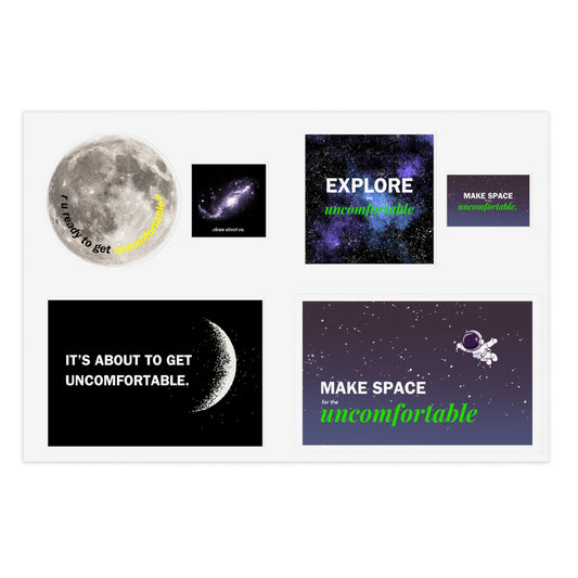 Make Space Stickers (not digital)