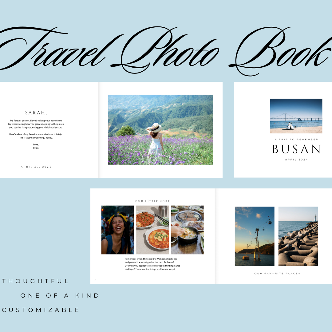 Travel Photo Book Template